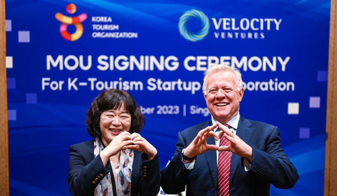 Velocity Ventures and Korea Tourism Organisation Sign Memorandum of Understanding for co-operation with Korean Startup Accelerator for Travel & Tech